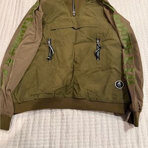 PRPS Two-Tone Green Military Jacket